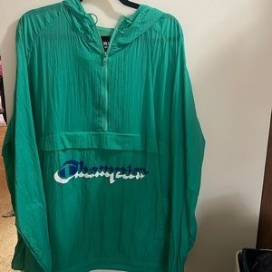 Champion windbreaker pullover jacket